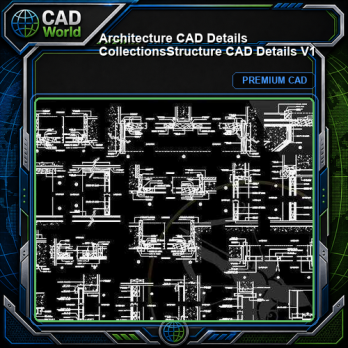 【Architecture CAD Details Collections】Structure CAD Details V1