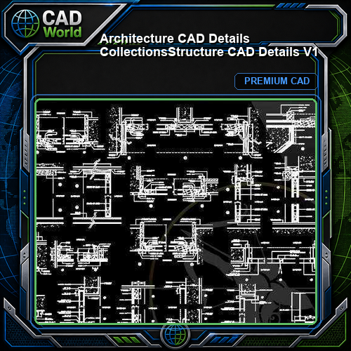 【Architecture CAD Details Collections】Structure CAD Details V1