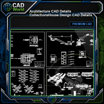 【Architecture CAD Details Collections】House Design CAD Details