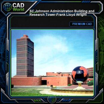 SC Johnson Administration Building and Research Tower-Frank Lloyd Wright