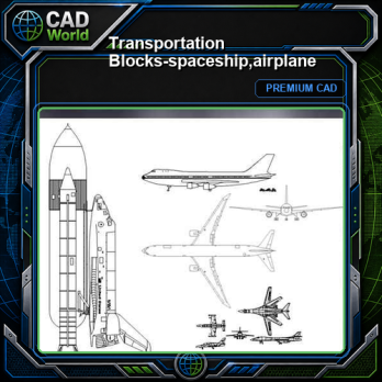 Transportation Blocks-spaceship,airplane