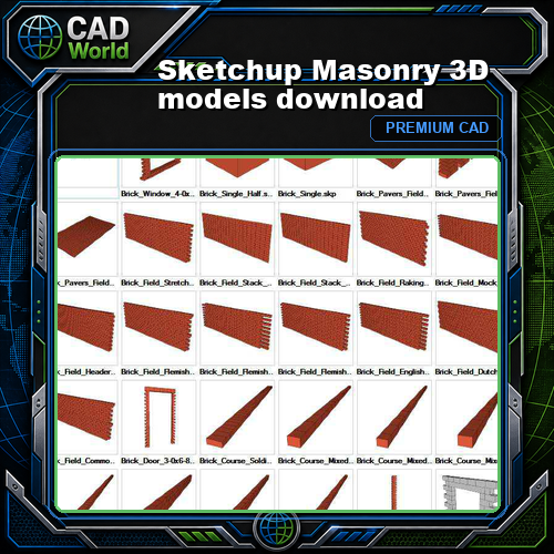 Sketchup Masonry 3D models download