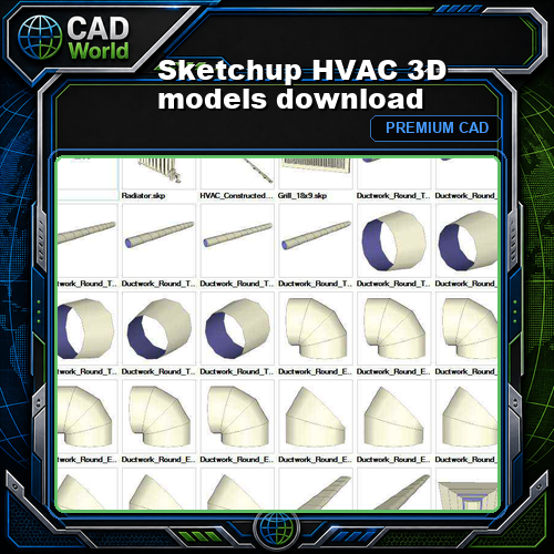 Sketchup HVAC 3D models download
