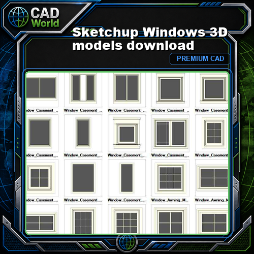 Sketchup Windows 3D models download