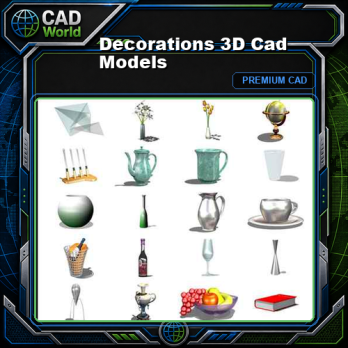 Decorations 3D Cad Models