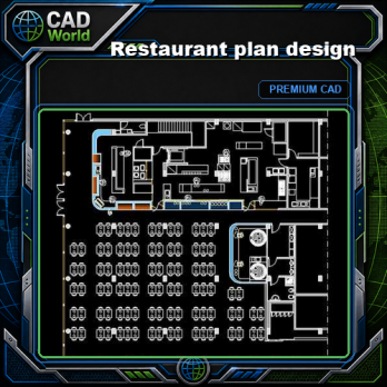 Restaurant plan design