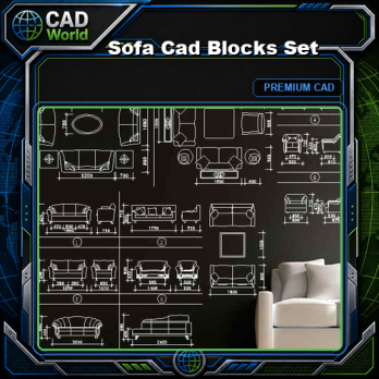 Sofa Cad Blocks Set