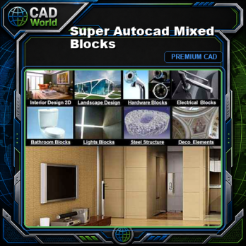 ★【Super Autocad Mixed Blocks】★