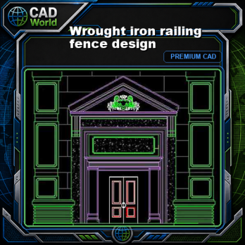 ★【Wrought iron railing fence design】★