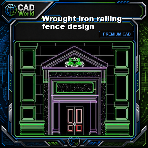 ★【Wrought iron railing fence design】★