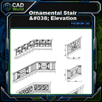 Ornamental Stair & Elevation