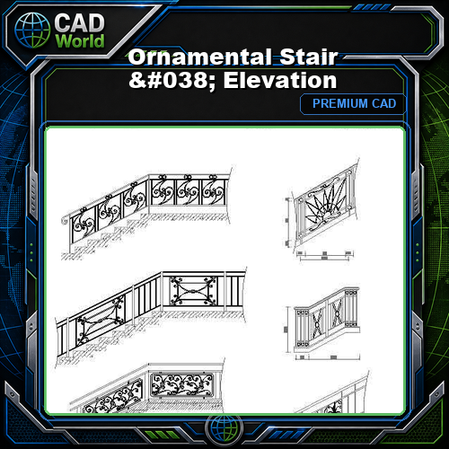 Ornamental Stair & Elevation