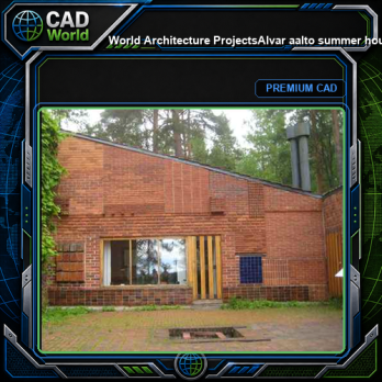 💎【World Architecture Projects】Alvar aalto summer house - Muuratsalo Experimental House