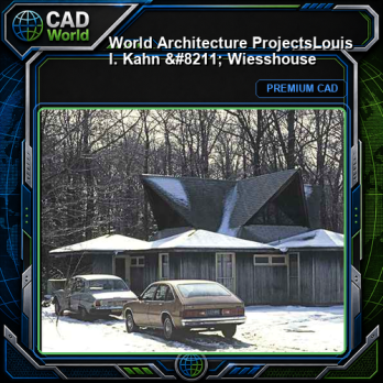 💎【World Architecture Projects】Louis I. Kahn - Wiesshouse