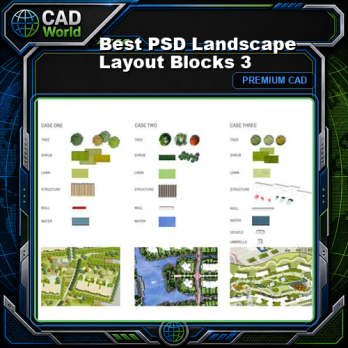 Best PSD Landscape Layout Blocks 3