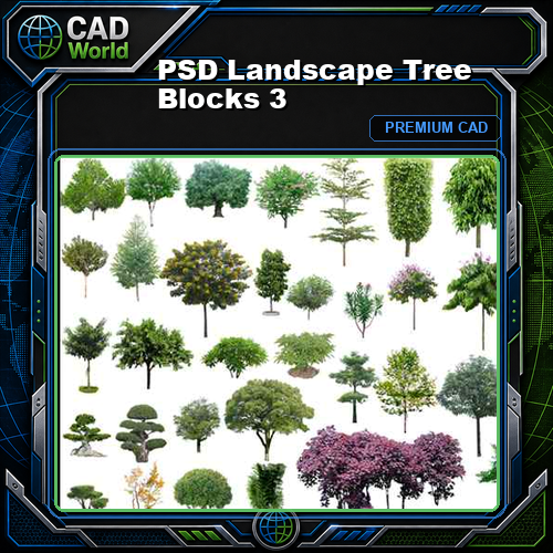 PSD Landscape Tree Blocks 3