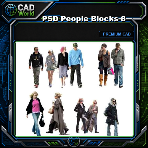 PSD People Blocks 8