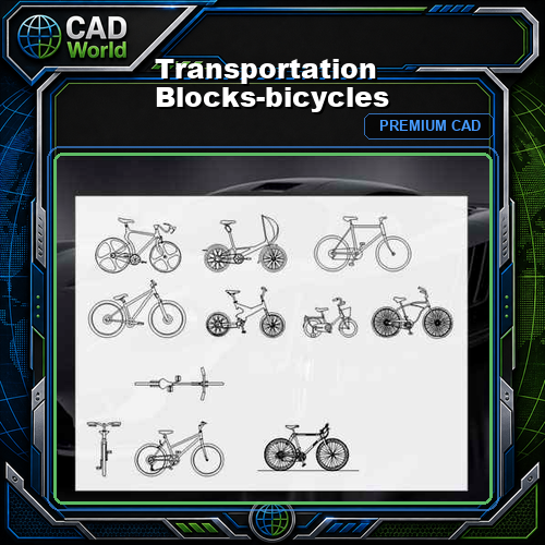 Transportation Blocks-bicycles