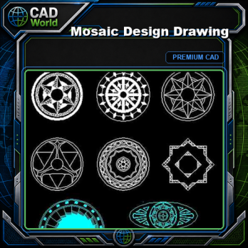 ★【Mosaic Design Drawing】★
