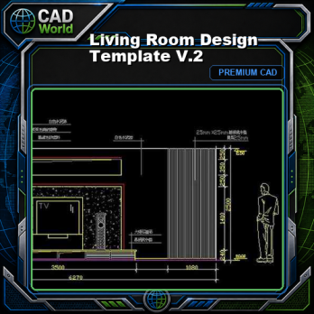 ★【Living Room Design Template  V.2】★