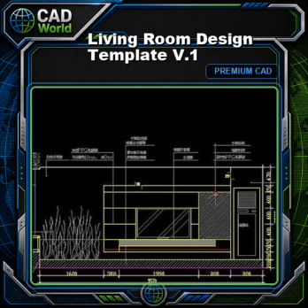 ★【Living Room Design Template  V.1】★