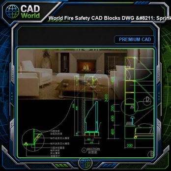 World Fire Safety CAD Blocks DWG - Sprinkler BS NFPA VdS Standards | Free Download