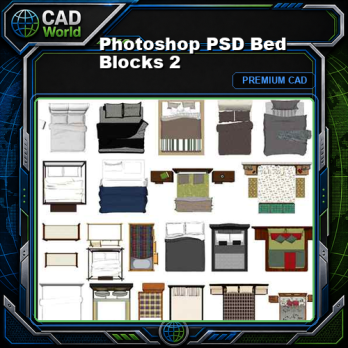 Photoshop PSD Bed Blocks 2