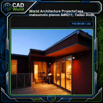 💎【World Architecture Projects】Casa matsumoto planos - Tadao Ando