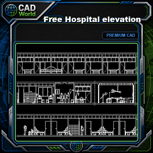 Free Hospital elevation