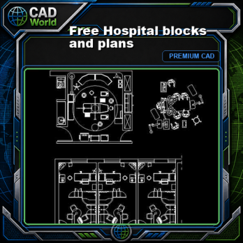 Free Hospital blocks and plans