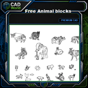 Free Animal blocks