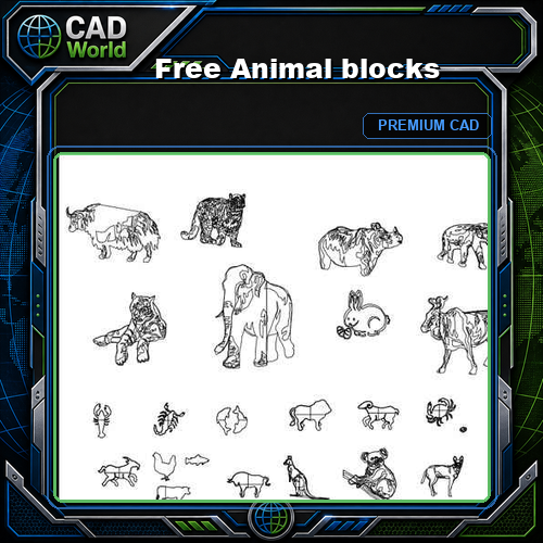 Free Animal blocks