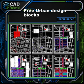 Free Urban design blocks