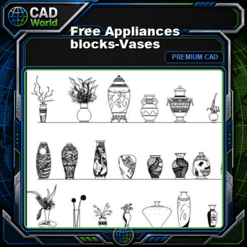Free Appliances blocks-Vases