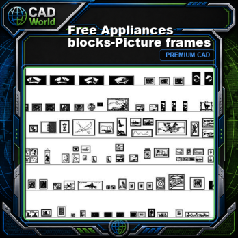 Free Appliances blocks-Picture frames